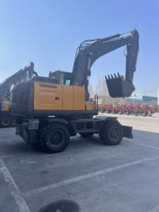 SPEDIZIONE GRATUITA Escavatore Idraulico su Ruote da 18 Tonnellate con Motore Cummins, Alta Efficienza, Certificazione EPA, Grande Scavatrice per Movimento Terra - Product Image 2