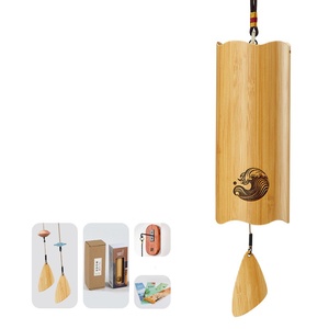 Wholesale Bamboo <b>Wind</b> <b>Chime</b> With Hanging Holder Chord <b>Wind</b> Bell OEM Support Garden Patio Souvenir Birthday Gift Low MOQ - Product Image 1