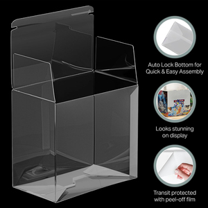 Boîte de protection <span class=keywords><strong>Funko</strong></span> en plastique transparente PET de 6 pouces, pliable, pour emballage <span class=keywords><strong>Funko</strong></span> <span class=keywords><strong>Pop</strong></span> - Product Image 3