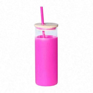 Vaso Ecológico con Pajita y Tapa de Bambú para Bebidas - Product Image 2