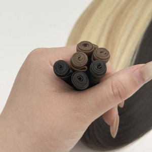 Extensiones de Cabello Genius Weft al por Mayor, Cabello Humano Virgen, Extensiones de Cabello Genius Weft con Cutícula Alineada, Extensiones Genius Weft al por Mayor de China - Product Image 6