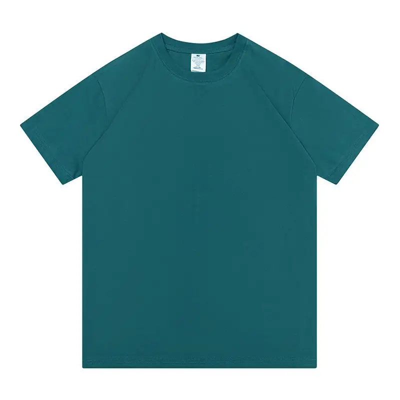 Breathable mesh polyester plain color blue t-shirt men