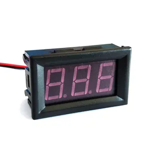 Voltmeter Digital 0.56 "Merah Biru Hijau, pengukur tegangan Digital 5-120V/DC 5V ke 120v 12V 24V 96V electrobile sepeda motor mobil