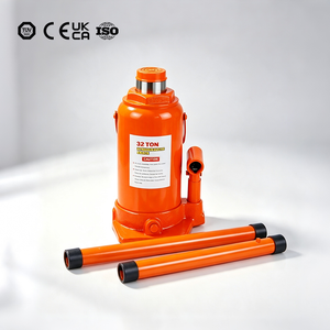 Cric hydraulique à bouteille de 30 tonnes, réglable par vis, pour le <span class=keywords><strong>changement</strong></span> de pneus de camion et l'entretien de machines - Product Image 1