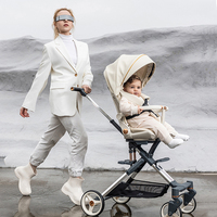 Purorigin 2026 Poussette de voyage compacte et légère à pliage automatique, système de voyage portable, nouvelle arrivée