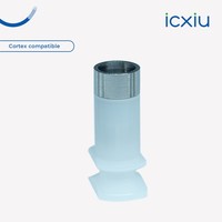 Cortex Poste de transfert d'empreinte dentaire en titane à fenêtre fermée pour implant dentaire et restauration
