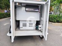 Chariot de vente de café personnalisé Etodevice, chariot alimentaire mobile commercial à pousser à la main