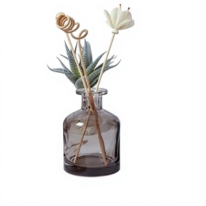 Custom Matte/Frost Reed Diffuser Glass Bottle 50ml 100ml 150ml 200ml 250ml 500ml <b>Rubber</b> <b>Stopper</b> Simple Design Multiple Colors/ - Product Image 3