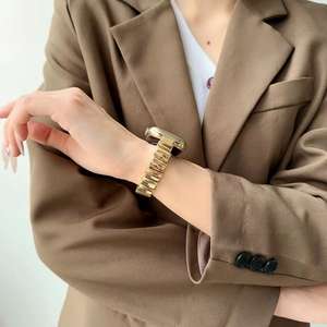 <span class=keywords><strong>Correa</strong></span> de reloj de diseño irregular para <span class=keywords><strong>Apple</strong></span> <span class=keywords><strong>Watch</strong></span>, correas de reloj con hebilla de mariposa de Metal de acero inoxidable - Product Image 2