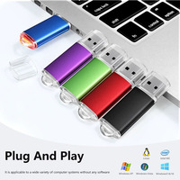 Grosir aluminium tipe-c OTG USB Flash Drive Logo kustom USB 3.0 antarmuka Stick 32GB 64GB 128GB 1TB kapasitas kemasan kotak baru