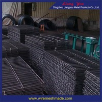 Panneau de treillis soudé galvanisé 1,5x1,5 pour chauffage au sol, anti-corrosion, découpe et pliage sur mesure, fourniture directe d'usine