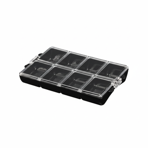 Estuche de cuentas negras Inomata para organizar joyas - Product Image 1