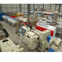 Petite machine d'occasion d'extrudeuses de fusion de nylon pp plastique PVC Wpc polyéthylène ligne de production prix à vendre