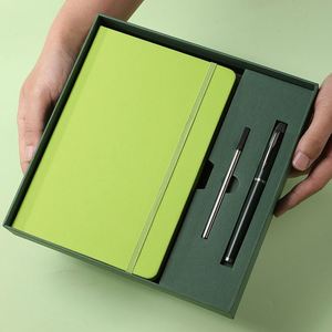 Caja de Regalo con Logotipo Personalizado Impreso en UV, Artículos Promocionales Corporativos para Oficina, Sets de Papelería de Regalo, Cuaderno de Tapa Dura de Cuero PU - Product Image 1
