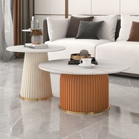 Nordic Rock plate marbre clients maison table basse nouveau petit appartement créatif petite table ronde