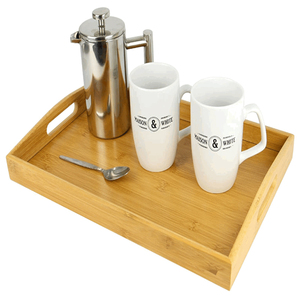 <span class=keywords><strong>Plateau</strong></span> en bambou sain pour servir le petit-déjeuner au restaurant, <span class=keywords><strong>plateau</strong></span> de <span class=keywords><strong>lit</strong></span>, <span class=keywords><strong>plateau</strong></span> de service alimentaire en bambou et en bois avec poignée pour hôtel - Product Image 4