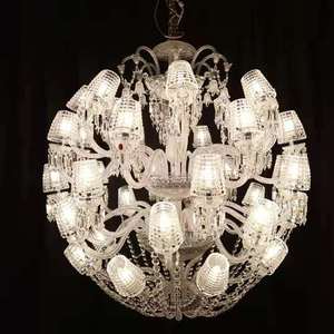 <span class=keywords><strong>Lampadario</strong></span> a Sfera di Cristallo Decorativo Moderno di Lusso per Interni <span class=keywords><strong>con</strong></span> 18-24 Luci per Salotti di Hotel - Product Image 2