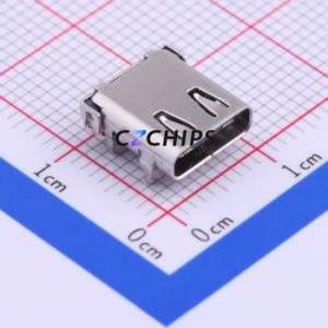 USB-306H-B-SU USB Connector SMD Connector ( Connector Type: Type-C )( Gender: Female )( Mounting Type: Horizontal Mount ) - Product Image 1