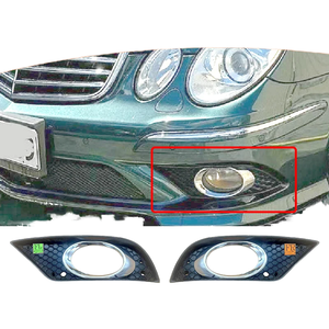 Nouveau couvercle de grille de ventilation de voiture pour pare-chocs avant <span class=keywords><strong>mercedes</strong></span>-benz W211 <span class=keywords><strong>AMG</strong></span> E350 E550 2118851553 2118851653 2118850026 2118851022 - Product Image 1