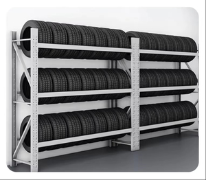 Étagères de rangement de taille moyenne Support de <span class=keywords><strong>palettes</strong></span> en acier sans bouchon en métal épaissi Supports de rayonnage d'entrepôt réglables - Product Image 2