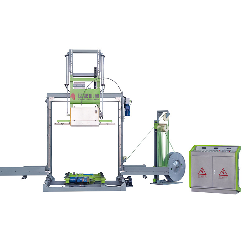 YIDING MACHINERY Arrow Packer Plastic Belt Packing Machine Plastic Strapping Machine for Concrete Cement Brick Production Line