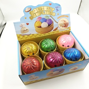 Giocattolo Squishy Glitterato a Forma di Chignon con Custodia per Vaporizzatore, Confezione a Sorpresa, Simpatico Giocattolo da Spremere per Regali di Compleanno, Festività e Forniture per Feste - Product Image 2