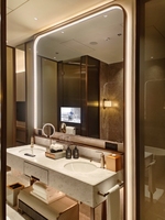 Espejo de Baño Inteligente con Pantalla de TV de 22, 26, 32 y 43 Pulgadas, Montaje en Pared, IP65 Impermeable, HD, Android, para Hotel