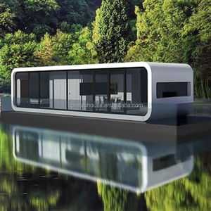 Prefab Ngôi nhà nhỏ 20ft 40ft ngoài trời hiện đại phổ biến di động làm việc nhà văn phòng Pod container nhà táo cabin - Product Image 6