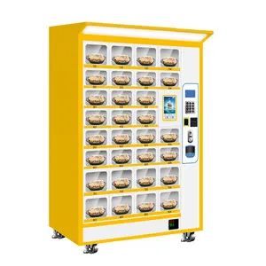 Chengfan Mesin Penjual Otomatis Kotak Loker Sandwich Makanan Cepat Saji Cepat Saji Goreng Pintar Makanan Sehat Langsung Pabrik