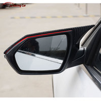Coques de rétroviseurs latéraux de voiture en ABS aspect carbone pour Hyundai Elantra Avante N Line I30 Sedan CN7 2021-2022