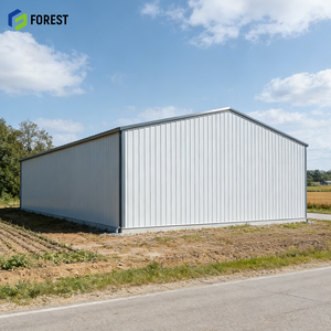 โกดังโครงสร้างเหล็ก 60X120X20 ห้องจัดแสดงสินค้าขนาดเล็ก ศูนย์การประมวลผล โครงสร้างกริด ทนทานต่อแผ่นดินไหว สำหรับเก็บเมล็ดพืช - Product Image 1