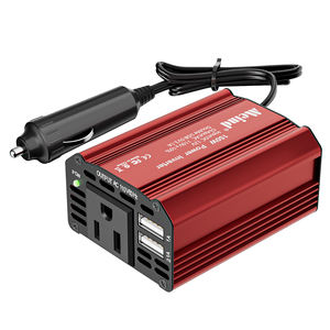 محول طاقة للسيارة من التيار المستمر إلى المتردد 150 واط، 12 فولت/24 فولت إلى 110 فولت، موجة جيبية معدلة، حاصل على شهادات CE وRoHS وFCC - Product Image 2