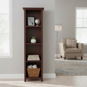 Libreria a 5 livelli alta milano o mensola per l'organizzazione domestica - Product Image 4