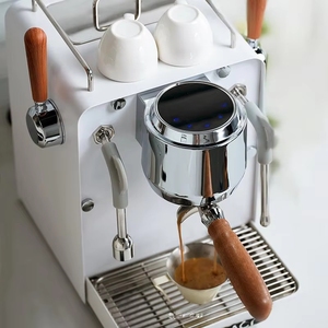 Dual Semi-Automatic <strong>Coffee</strong> Maker Portable Stainless Steel <strong>Coffee</strong> <strong>Machine</strong> - Product Image 3