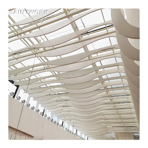 <span class=keywords><strong>2025</strong></span> Pop thiết kế Trần 3D sóng kim loại Treo Nhôm Trần hồ sơ cho nội thất bên ngoài bức tường trần trang trí - Product Image 4