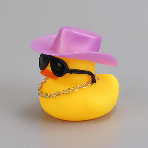 Chất Lượng Cao Phổ Biến Chơi Nhà Trò Chơi Đồ Chơi Mini Cao Su Vịt Jeep Vịt Vui Xã Hội Cao Bồi Vịt Đồ Chơi Cho Trẻ Em - Product Image 6