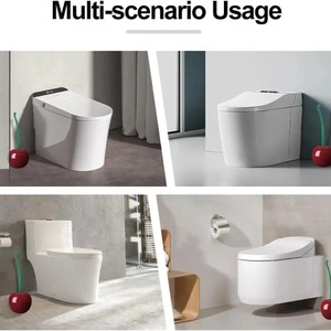 Cepillo de Inodoro con Forma de Cereza, Juego de Soporte para Cepillo de Baño, Cepillo Creativo y Encantador para Limpieza de Inodoros - Product Image 4