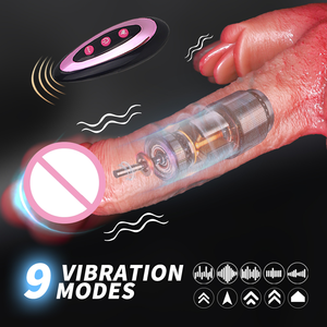 Dildo Portátil LM-315 con Control Remoto, Vibración, Estiramiento, Oscilación, Calentamiento y Resistencia al Agua - Product Image 5