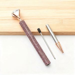 Promotional Metal Ballpoint <b>Pens</b> with Diamond Inlays Creative Signature <b>Pen</b> Custom <b>Pens</b> for Students and Corporate Advertising - Product Image 4