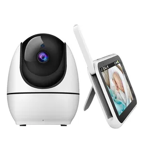 Portable baby video monitor system 4.5 Inch LCD color screen baby camera