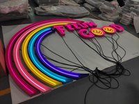 Letrero Publicitario Acrílico Curvo LED 3D Personalizado para Interiores/Exteriores, para Fachada de Tienda y Decoración de Automóviles, Resistente al Agua IP65