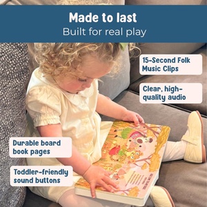 Discover World Music Sound Book para bebés con 6 canciones globales <span class=keywords><strong>de</strong></span> todo el <span class=keywords><strong>mundo</strong></span> Kids Interactive Board Book con música - Product Image 5