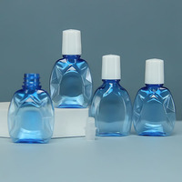 Flacons compte-gouttes pour animaux de compagnie, bouchon à vis anti-fuite, flacons en plastique vides, scellage sécurisé, distribution goutte par goutte pour laboratoires médicaux