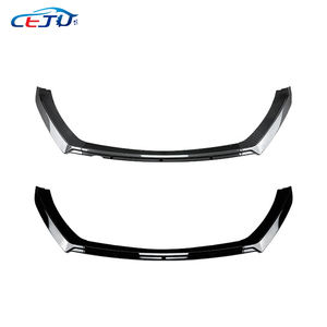 Brillant noir ABS carbone Look voiture carrosserie Kits pare-chocs avant Spoiler menton lèvre séparateur pour Seat <span class=keywords><strong>Leon</strong></span> MK3 <span class=keywords><strong>FR</strong></span> <span class=keywords><strong>SC</strong></span> ST Cupra 2012-2014 - Product Image 6