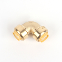 Raccords Push Fit en laiton sans plomb Raccord rapide Sharkbit 1/2 "3/4" 1 "pour raccords Push en laiton cuivre PEX