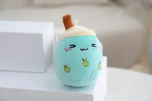 Оптовая продажа, брелок Boba Bubble Milk Teacup, плюшевая игрушка, подарок для девушки, Заводская поставка, плюшевый сервис