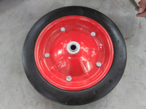 Roues <span class=keywords><strong>de</strong></span> <span class=keywords><strong>brouette</strong></span> pneumatiques gonflables <span class=keywords><strong>de</strong></span> petite taille en gros d'usine chinoise 3.25/3.00-8 à bas <span class=keywords><strong>prix</strong></span> - Product Image 5