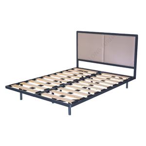 Tête <span class=keywords><strong>de</strong></span> <span class=keywords><strong>lit</strong></span> rembourrée Cadre <span class=keywords><strong>de</strong></span> <span class=keywords><strong>lit</strong></span> en bois et métal - Product Image 1