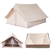 Tente en toile de coton imperméable Tente cloche pour le camping en famille en toutes saisons