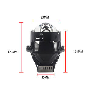 Projecteur de phare LED pour voiture 110W 14000LM Faisceau double haut/bas Lentille de projecteur LED - Product Image 6